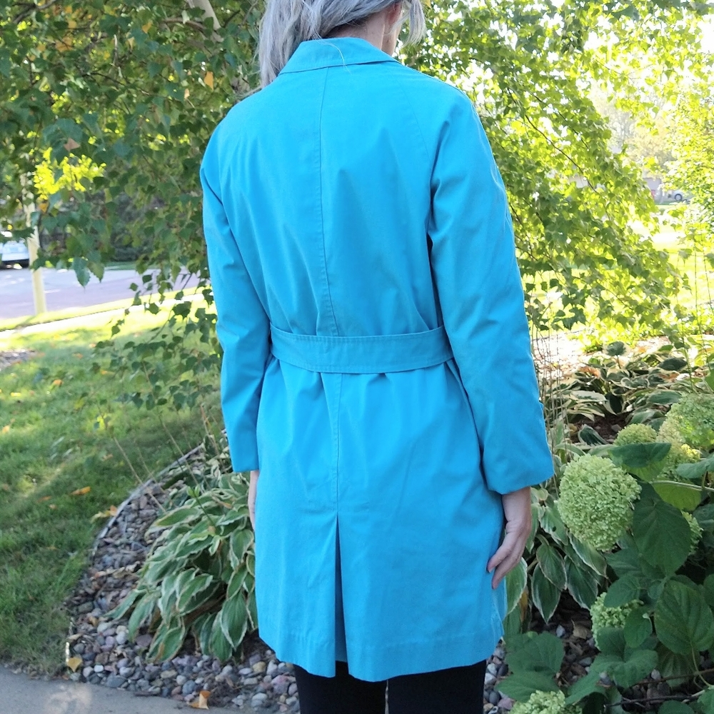 LONDON FOG vintage spring trench coat S - Picture 6 of 8